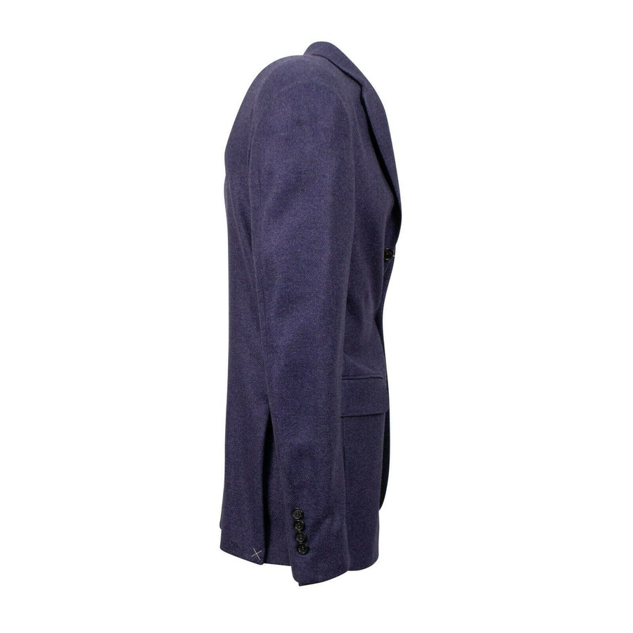 Drop 6 3 Roll 2 Button Cashmere Sport Coat - Purple
