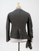 Wool-Silk No Button Distressed Sport Coat - Gray