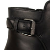 'Ecritoir' Leather Ankle Booties - Black