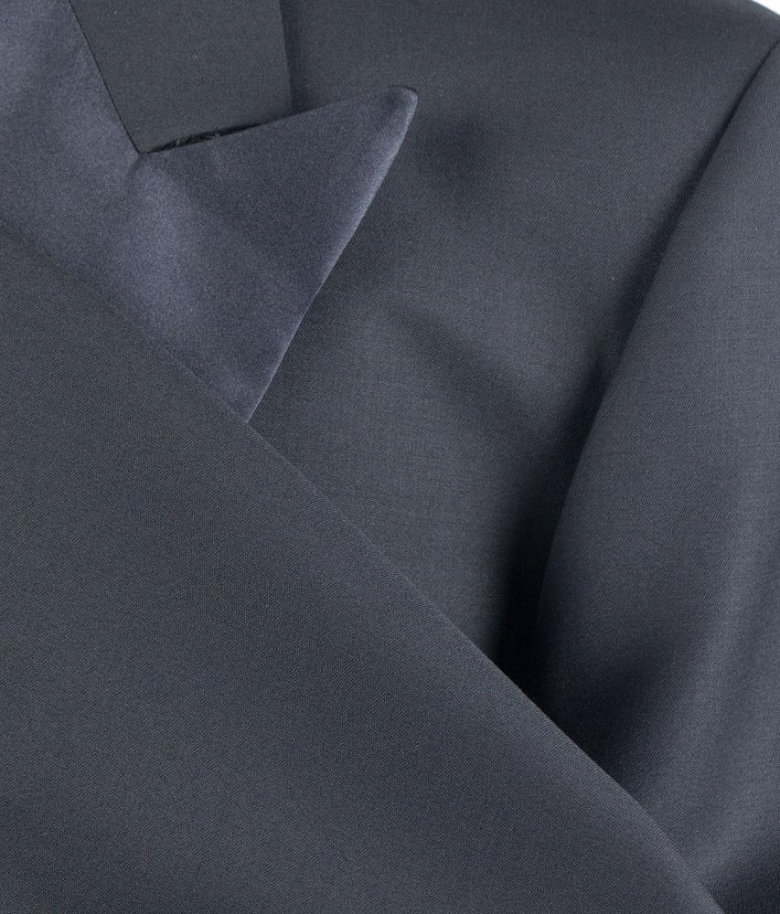 Belvest For Davide Cenci Double Breasted Tuxedo Suit - Black