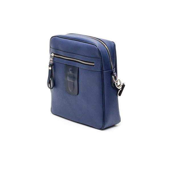 Saffiano Leather Cross Body Messenger Gym Bag