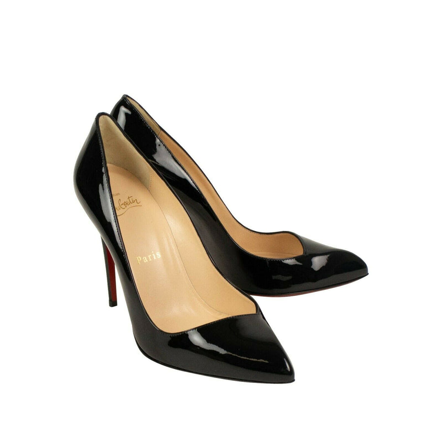 Patent 'Corneille' 100 mm Heels - Black