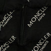 'Caille' Logo Puffer Coat - Black