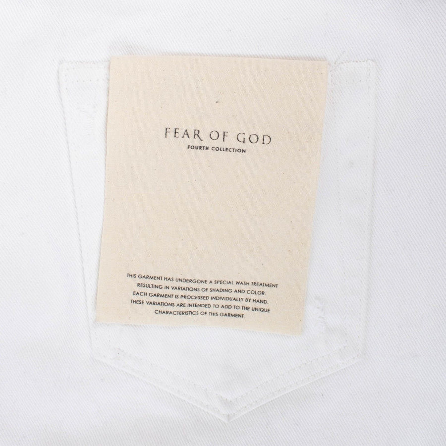 Fourth Collection White Distressed Jeans
