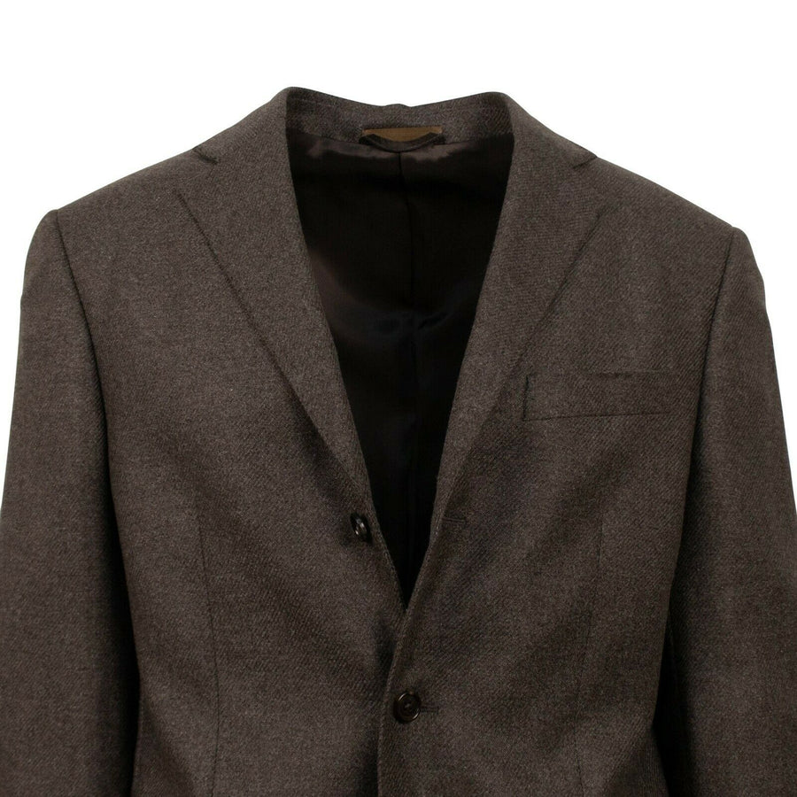 Drop 6 3 Roll 2 Button Cashmere Sport Coat - Brown