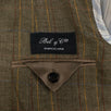 Drop 6 Plaid 3 Roll 2 Button Linen Sport Coat - Light Brown