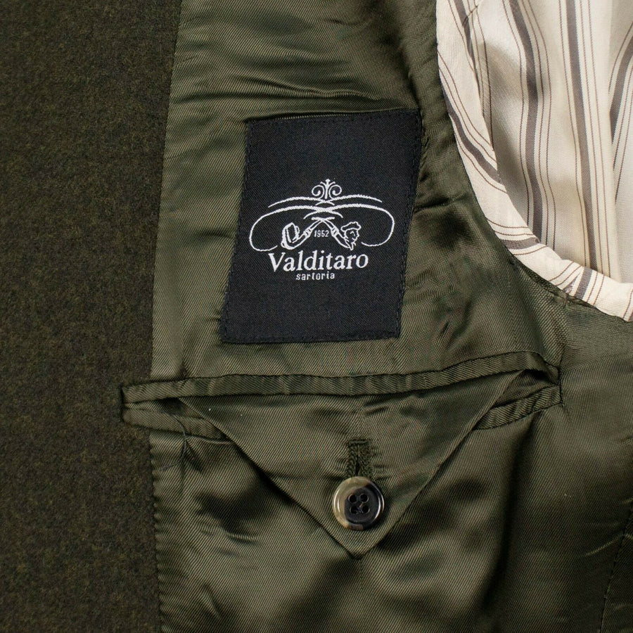 Drop 6 3 Roll 2 Button Wool Sport Coat - Green