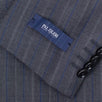 Multi Striped Wool Double- Breasted Suit - Blue