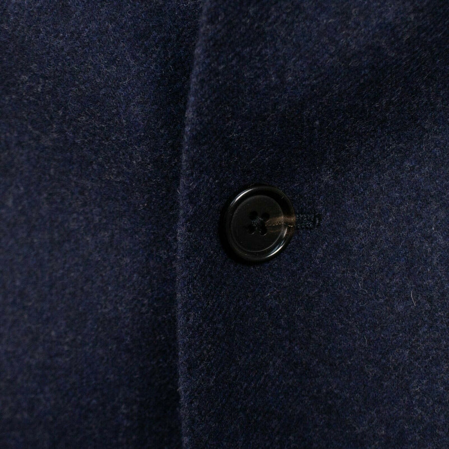 Drop 6 3 Roll 2 Button Wool Sport Coat - Navy Blue