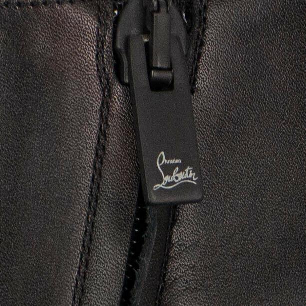 'Belle' Leather Ankle Boots - Black