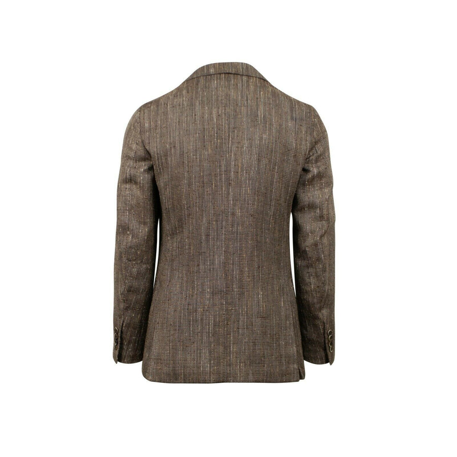 Drop 8 Two Button Tweed Silk Blend Sport Coat - Brown
