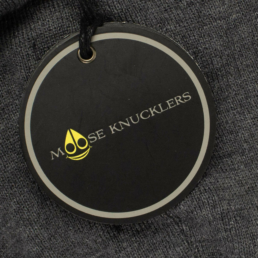 Kids Fur Pom Pom Maple-leaf Hat - Gray/ Light Blue