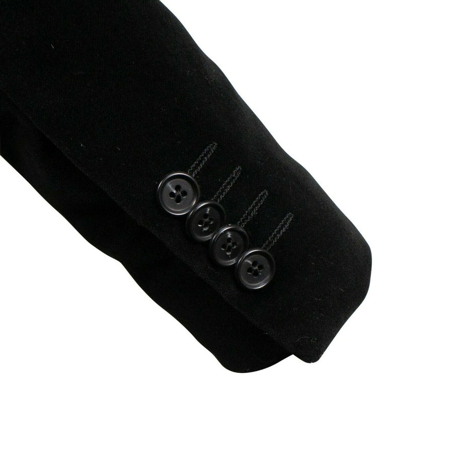 Drop 8 Velvet Two Button Cotton Sport Coat - Black