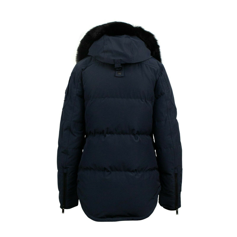 Women's 'Midcore' Down Puffer Jacket - Navy Blue