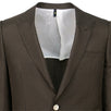 Drop 10 Gingham Check Silk 2 Button Sport Coat - Brown