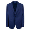 Drop 7 Solid Wool Blend Three Roll Two Button Suit - Navy