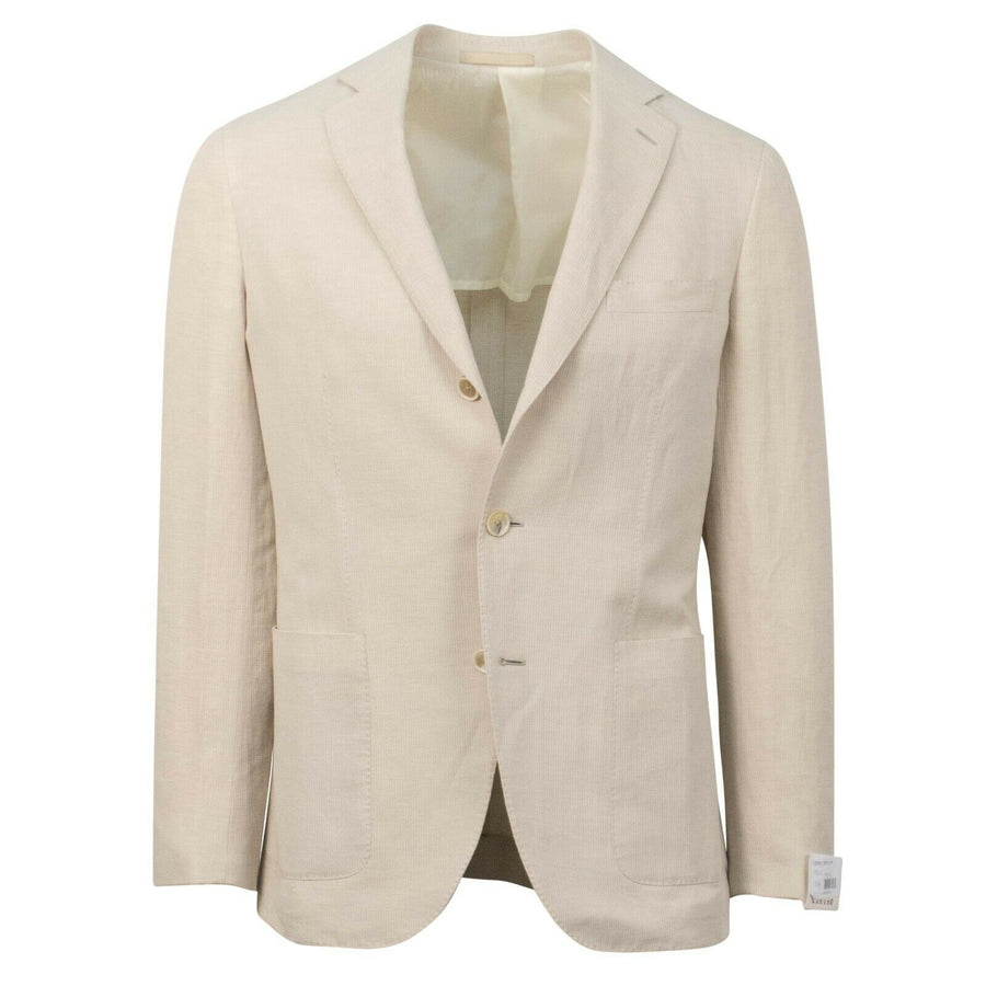 Drop 8 Linen Blend 3 Roll 2 Button Sport Coat - Tan