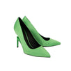 Satin 'Broken Heel' Heels - Green