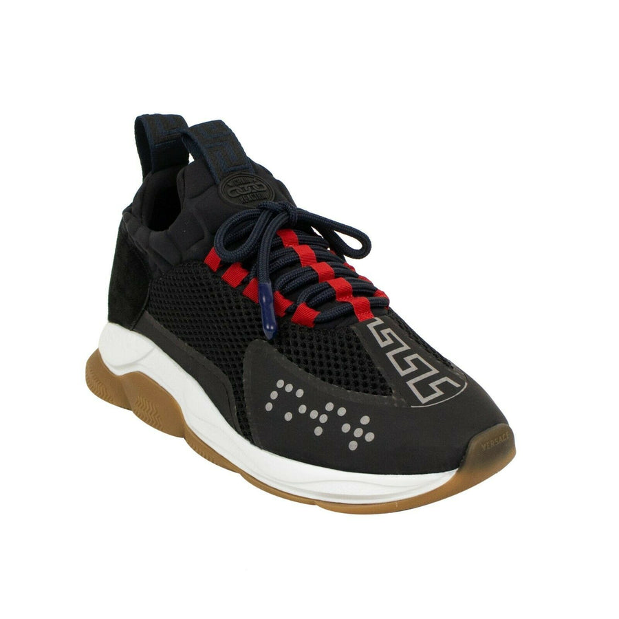 'Cross Chainer' Bianco Sneakers - Navy