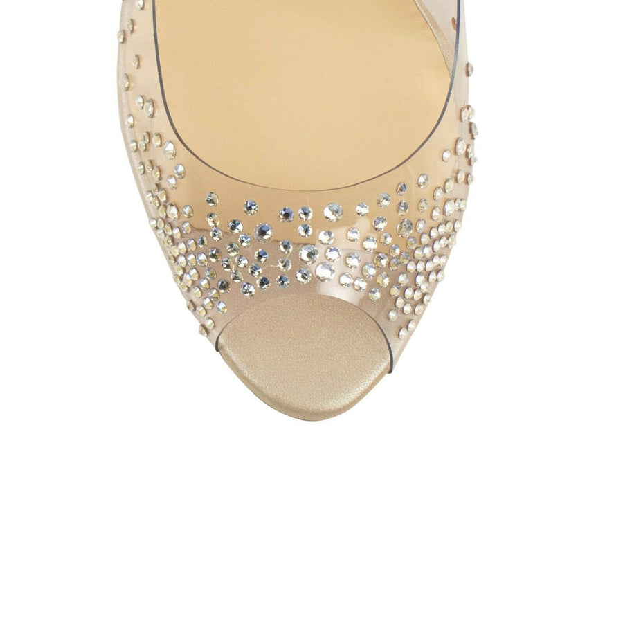 Sucre Glace PVC 85mm Pumps - Gold