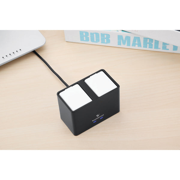 Charging Station for 2 Arlo(R) Pro or Go Rechargeable Batteries (Black)