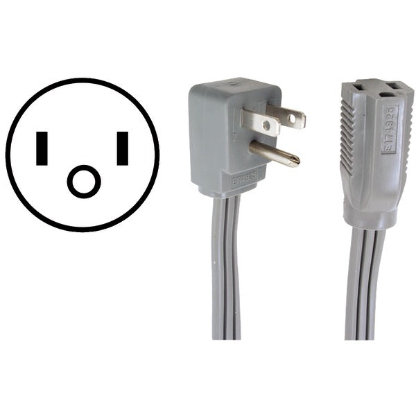 15-Amp Grounded Appliance Extension Cord, 12ft