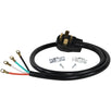 4-Wire Eyelet 30-Amp Dryer Cord, 6ft