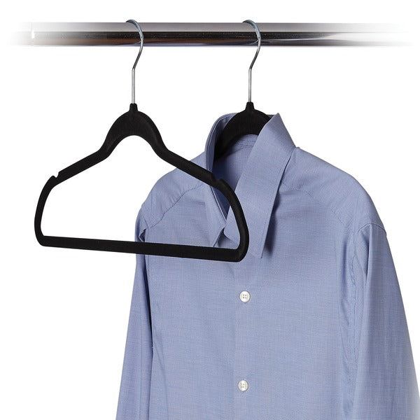 50-Pack Ultraslim Nonslip Felt Clothes Hangers