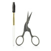 Stainless Steel Brow Shaping Scissors & Brush (studio Collection) - 2pcs