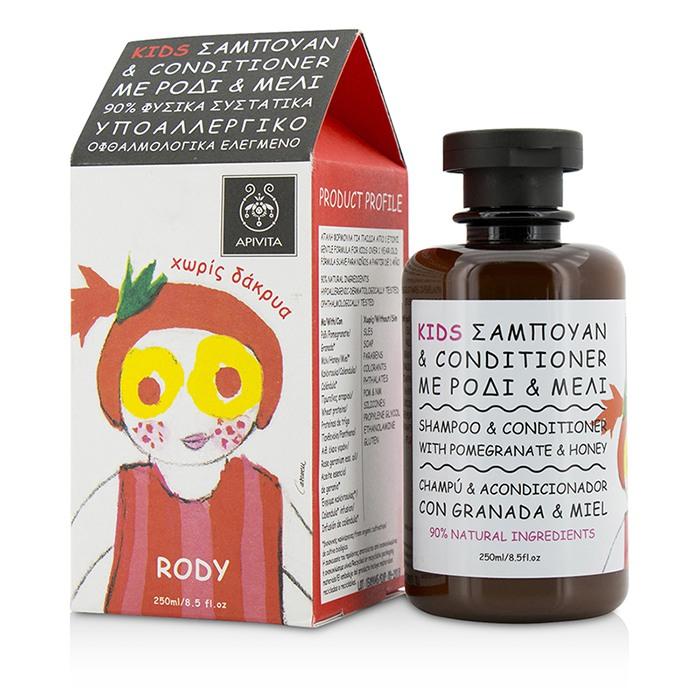 Kids Shampoo & Conditioner With Pomegranate & Honey - 250ml/8.5oz