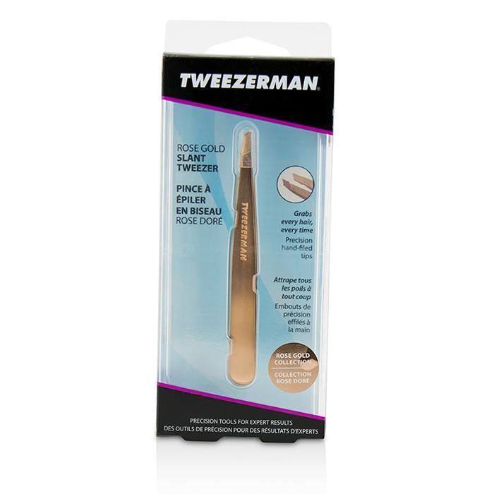 Slant Tweezer - Rose Gold - -