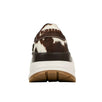 Cow Print Nylon Sneakers - Brown
