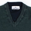 Military Green V-Neck Sweater