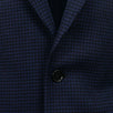 Drop 10 Houndstooth 2 Button Wool Blend Sport Coat - Navy Blue