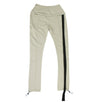 Cotton Terry Distorted Lounge Pants - Beige