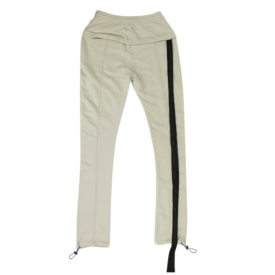 Cotton Terry Distorted Lounge Pants - Beige
