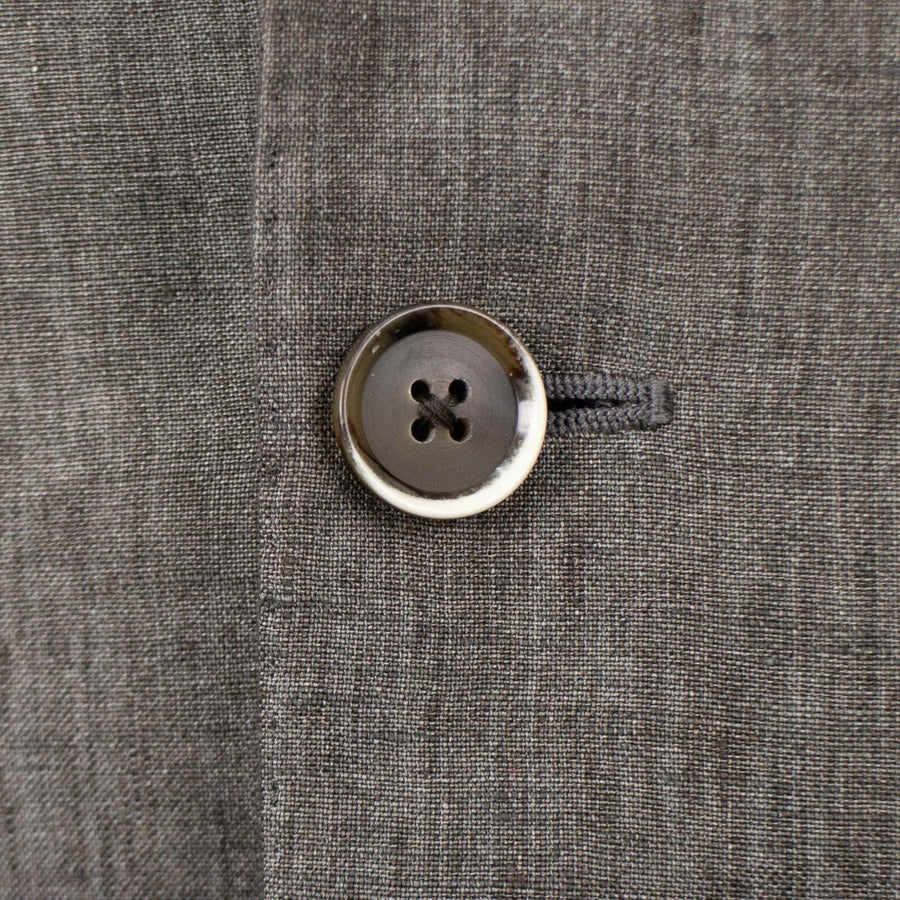 Drop 8 Linen 3 Roll 2 Button Slim Fit Suit - Brown