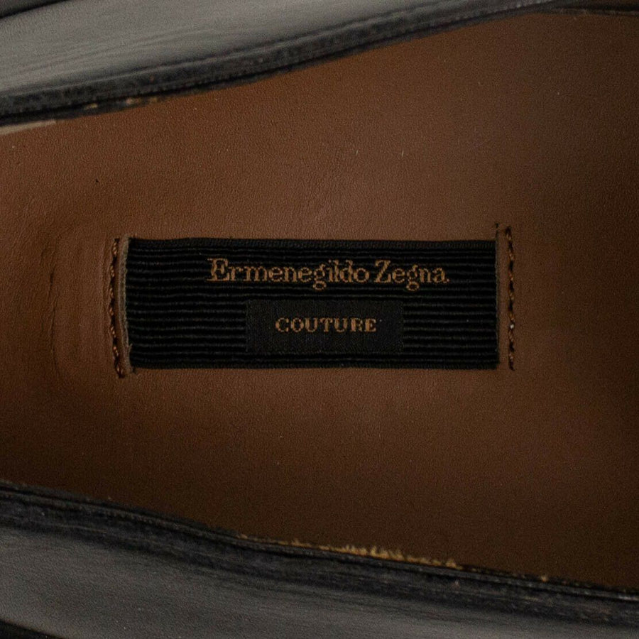 Leather 'Loafer Shoes - Black