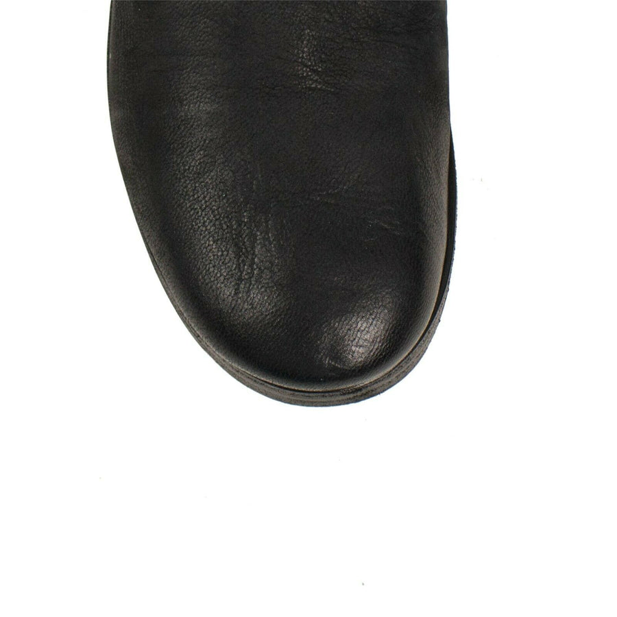 Listello Lace Up Leather Boots - Black