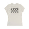 Cotton Checkerboard T-Shirt - White