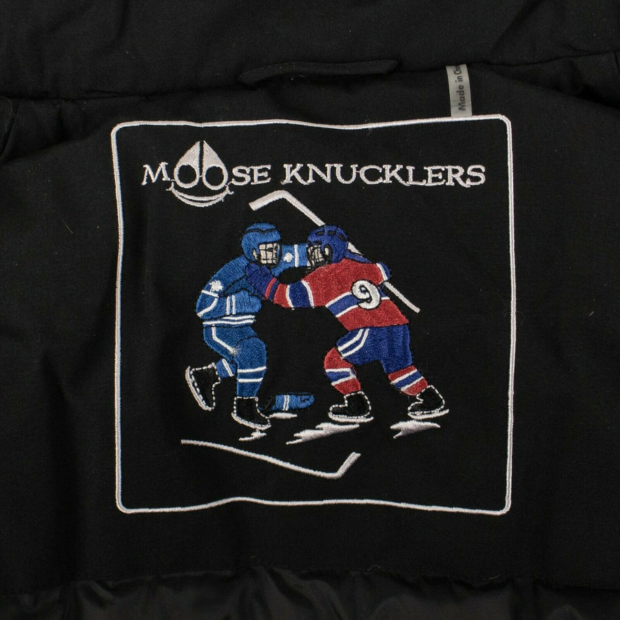 Kid's Shearling Parka Coat - Black