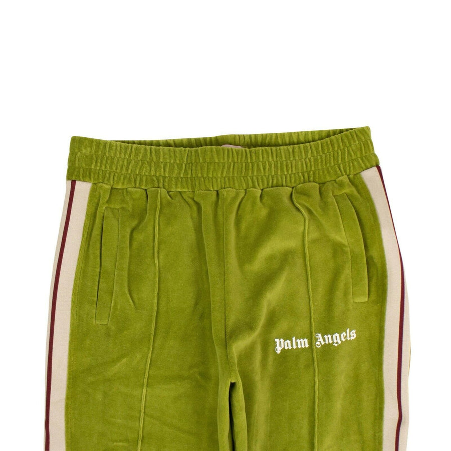 Chinille Classic Track Pants - Green/White