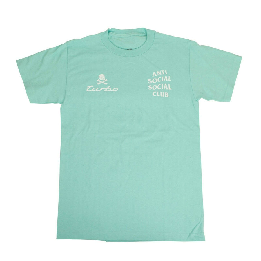Cotton 'Turbo' ASSC Logo T-Shirt - Teal