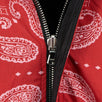 Reversible Paisley Bomber Jacket - Black/ Red