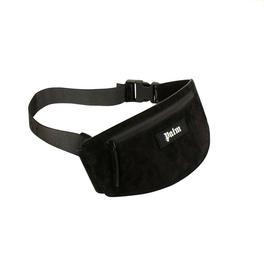 Suede Fanny Pack Bag - Black