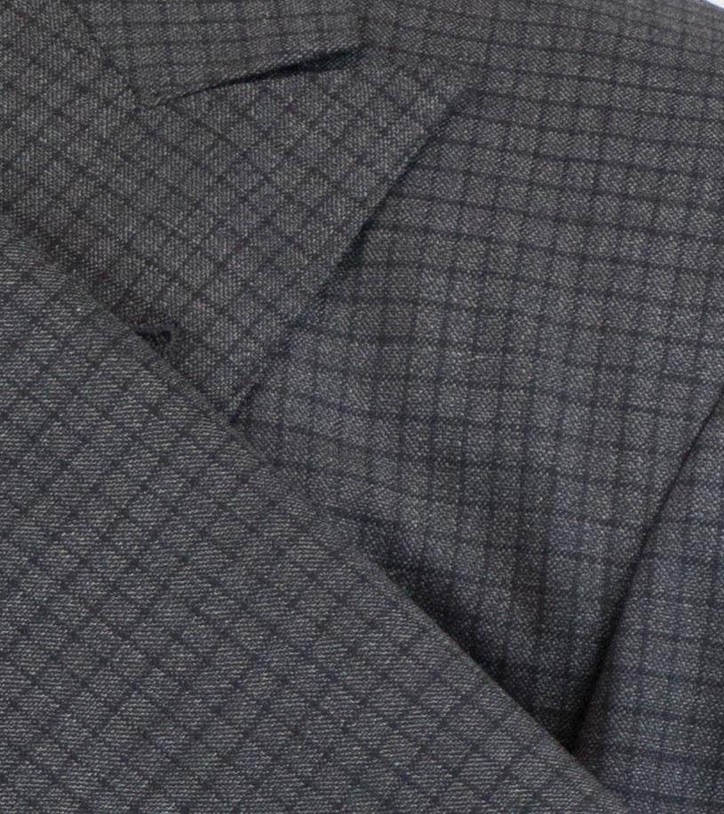 Graph Check Wool 3/2 Button Sport Coat - Gray