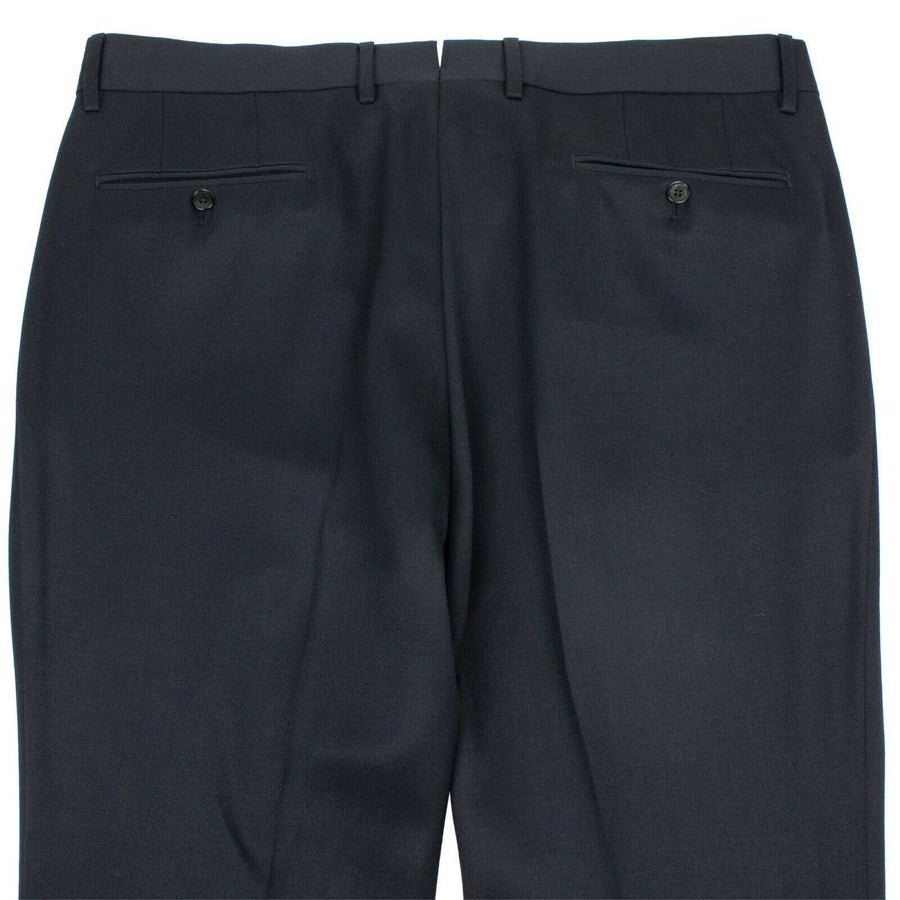 Wool Dress Pants - Navy Blue