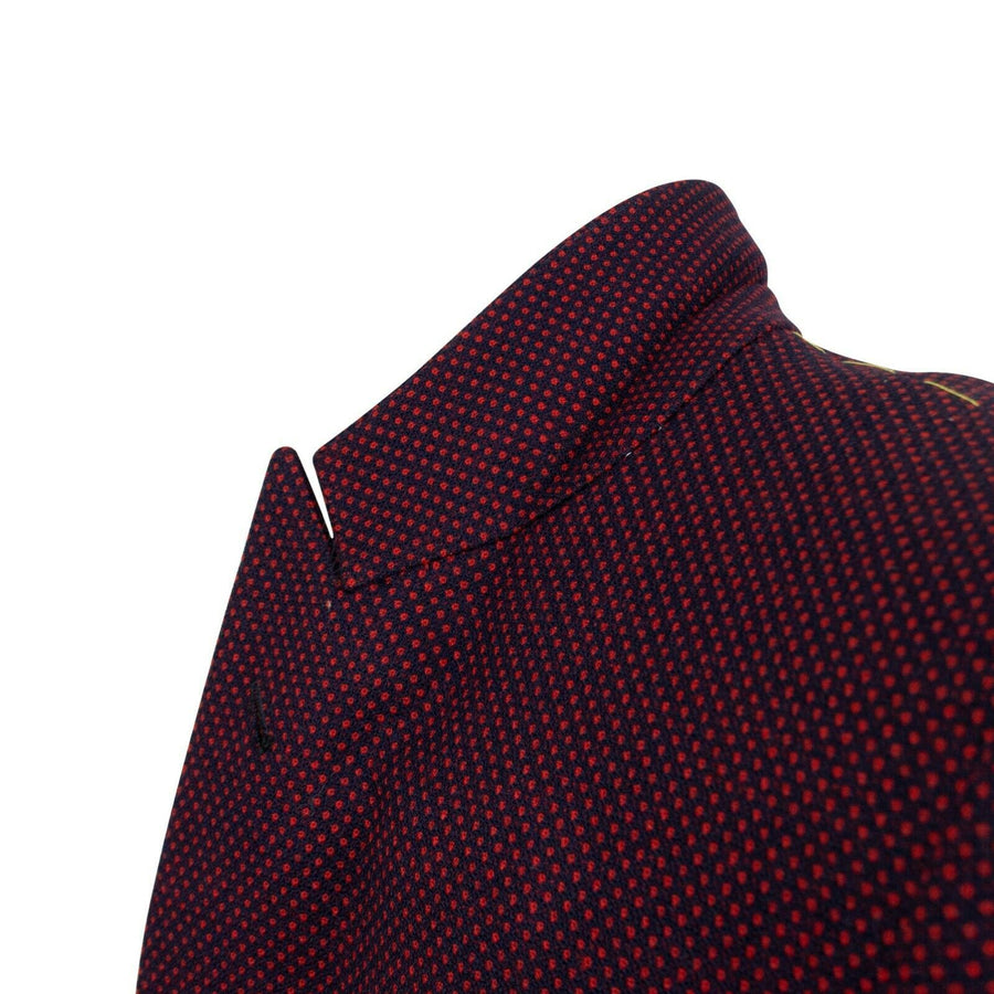 Drop 10 Wool Two Button Sport Coat - Maroon