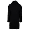 Caruso Cashmere Fur Collar Coat - Black