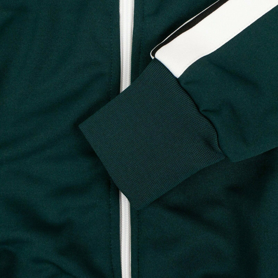 Classic Zip-Up Track Jacket - Dark Green